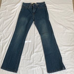 Gap Factory low rise flare jeans, size 2